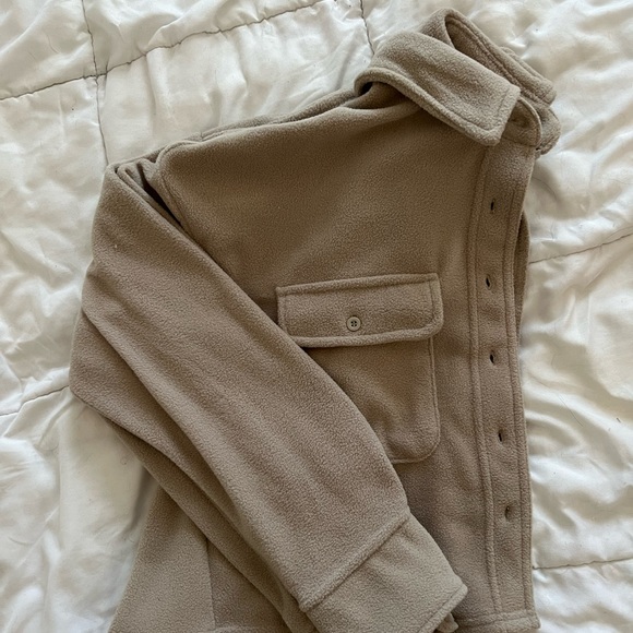 fleece shirt jacket - Picture 1 of 3